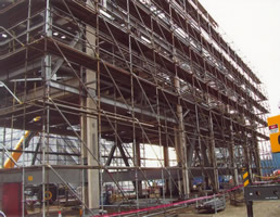 Motiva Joint Venture- Brewer, Maine- Staged and insulated 13 modules for Refinery expansion off Gulf of Texas