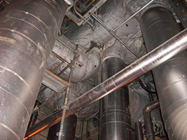 GE Energy, Newington, NH- fabricated and installed insulating blankets on underside of turbine