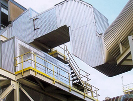 Huber Engineered Wood, Presque Isle, Maine- Insulated and lagged cyclone and ducts